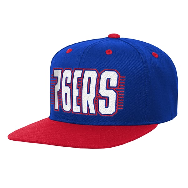 Детская бейсболка Philadelphia 76ers Outerstuff Royal