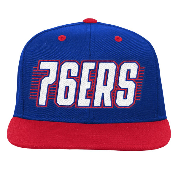 Детская бейсболка Philadelphia 76ers Outerstuff Royal