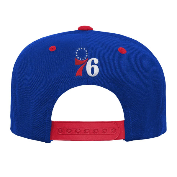Детская бейсболка Philadelphia 76ers Outerstuff Royal