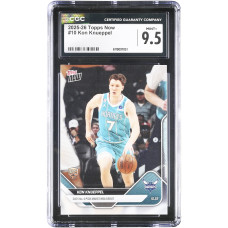 Карточка Kon Knueppel Charlotte Hornets 2025-26 Topps Now 25 No. 4 Pick Makes NBA Debut #10 CGC Authenticated 9.5