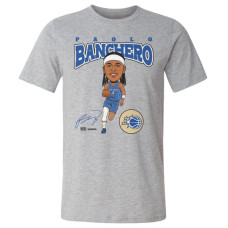 Футболка Orlando Magic Paolo Banchero 500 Level Heather Gray Hardwood Comic