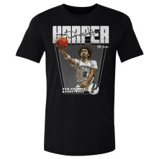 Футболка San Antonio Spurs Dylan Harper 500 Level Black Premiere