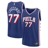 Джерси Philadelphia 76ers VJ Edgecombe Fanatics Royal Fast Break - Icon Edition