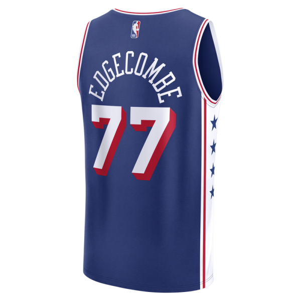 Джерси Philadelphia 76ers VJ Edgecombe Fanatics Royal Fast Break - Icon Edition