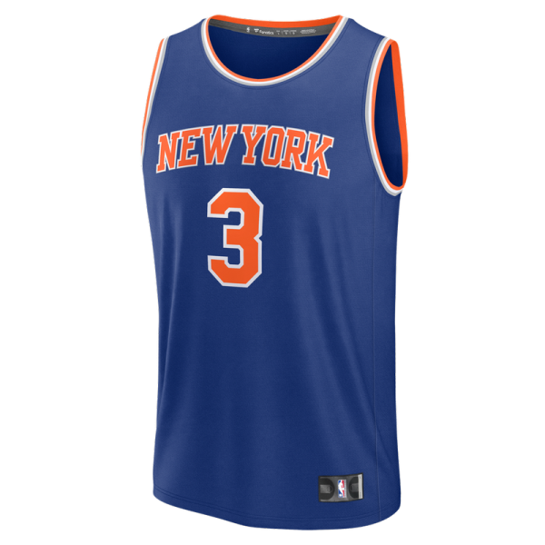 Джерси Josh Hart New York Knicks Fanatics Fast Break - Blue - Icon Edition