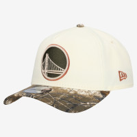 Бейсболка Golden State Warriors New Era Cream Realtree Chrome Two-Tone 9FORTY A-Frame