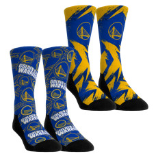 Unisex Golden State Warriors Rock Em Yellow Game Day 2-Pack Crew Socks