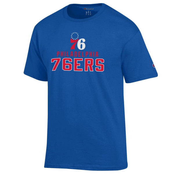 Футболка Philadelphia 76ers Champion Royal Jersey Cotton
