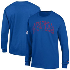 Футболка с длинным рукавом Philadelphia 76ers Champion Royal Jersey