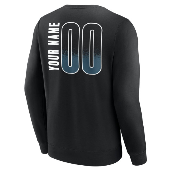 Именная свитшот Brooklyn Nets Black Home Court Pop Name & Number