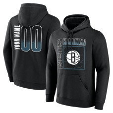 Именная толстовка Brooklyn Nets Black Home Court Pop Name & Number