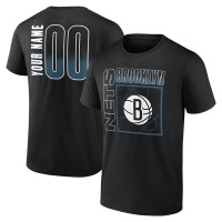 Именная футболка Brooklyn Nets Black Home Court Pop Name & Number