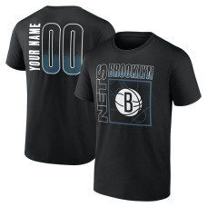 Именная футболка Brooklyn Nets Black Home Court Pop Name & Number