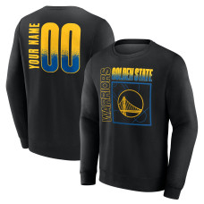Именная свитшот Golden State Warriors Black Home Court Pop Name & Number