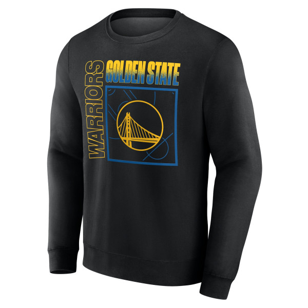 Именная свитшот Golden State Warriors Black Home Court Pop Name & Number