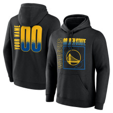 Именная толстовка Golden State Warriors Black Home Court Pop Name & Number