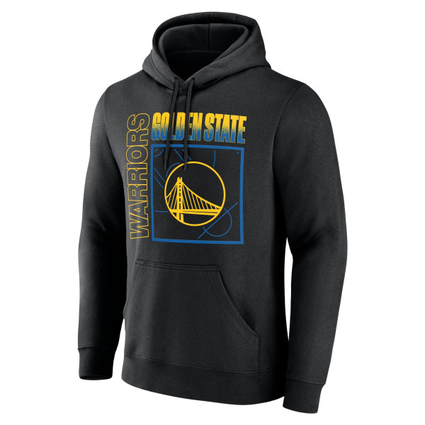 Именная толстовка Golden State Warriors Black Home Court Pop Name & Number