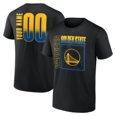 Именная футболка Golden State Warriors Black Home Court Pop Name & Number