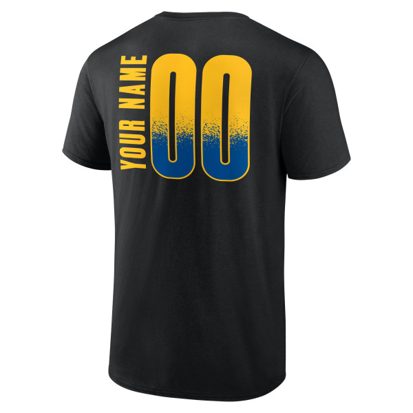 Именная футболка Golden State Warriors Black Home Court Pop Name & Number