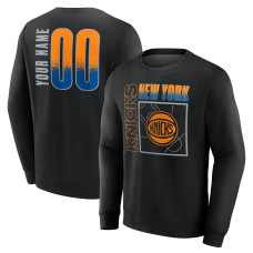 Именная свитшот New York Knicks Black Home Court Pop Name & Number