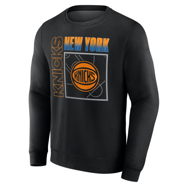 Именная свитшот New York Knicks Black Home Court Pop Name & Number