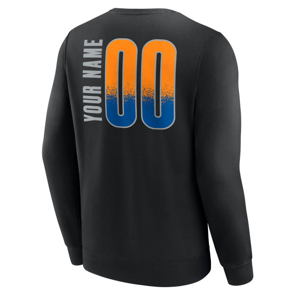 Именная свитшот New York Knicks Black Home Court Pop Name & Number