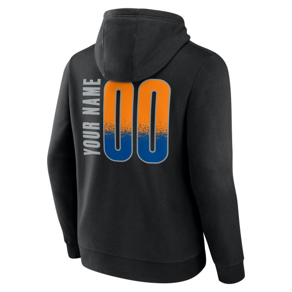 Именная толстовка New York Knicks Black Home Court Pop Name & Number