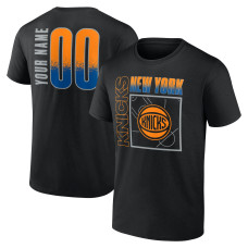 Именная футболка New York Knicks Black Home Court Pop Name & Number