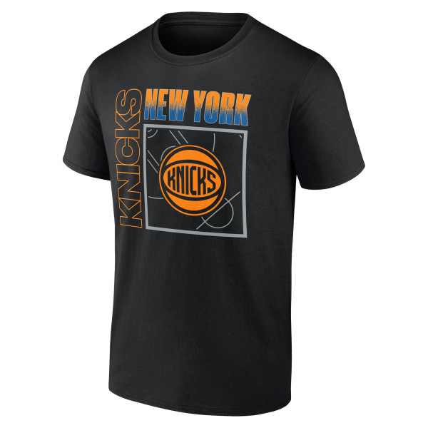 Именная футболка New York Knicks Black Home Court Pop Name & Number