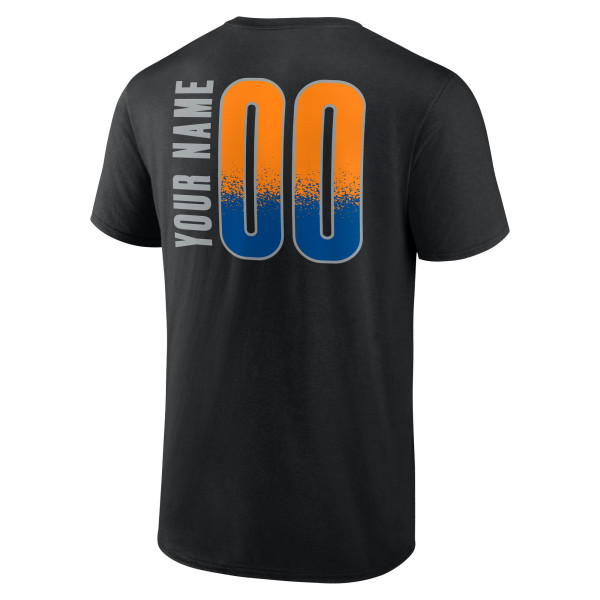 Именная футболка New York Knicks Black Home Court Pop Name & Number