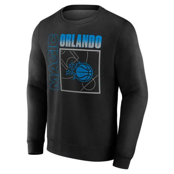 Именная свитшот Orlando Magic Black Home Court Pop Name & Number