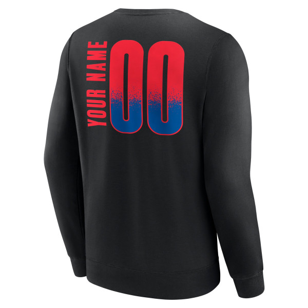 Именная свитшот Philadelphia 76ers Black Home Court Pop Name & Number