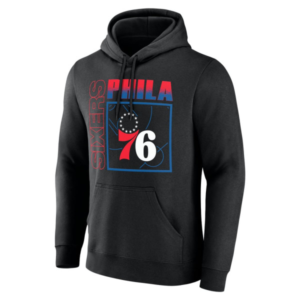 Именная толстовка Philadelphia 76ers Black Home Court Pop Name & Number