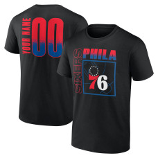 Именная футболка Philadelphia 76ers Black Home Court Pop Name & Number