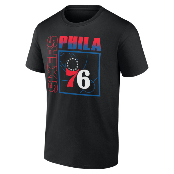 Именная футболка Philadelphia 76ers Black Home Court Pop Name & Number