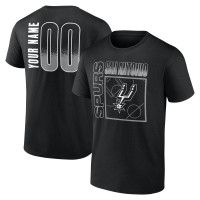 Именная футболка San Antonio Spurs Black Home Court Pop Name & Number