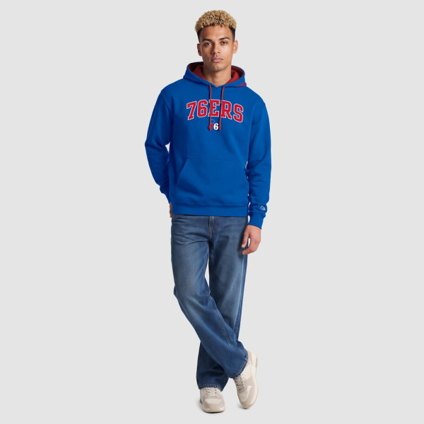 Толстовка Philadelphia 76ers Champion Royal Contrast Liner