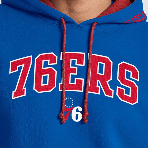 Толстовка Philadelphia 76ers Champion Royal Contrast Liner