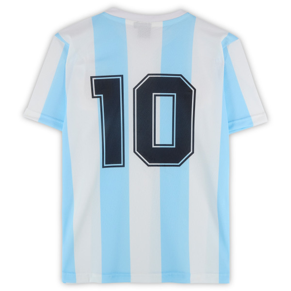 Джерси с автографом Diego Maradona Argentina National Team Fanatics Authentic Blue/White Home - Front Signature