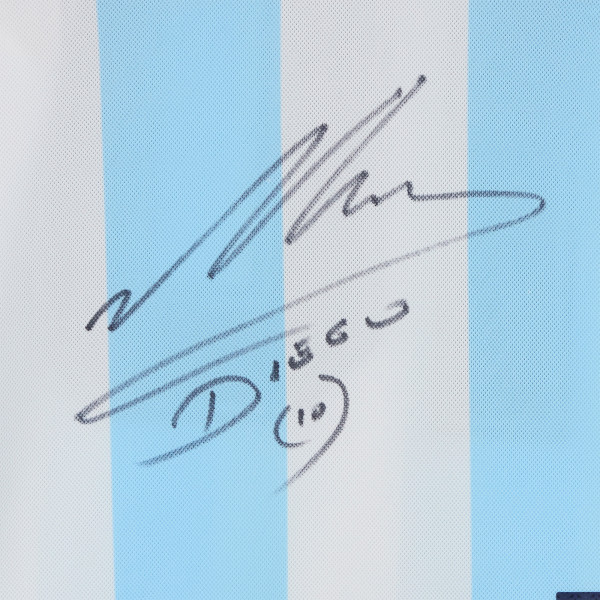 Джерси с автографом Diego Maradona Argentina National Team Fanatics Authentic Blue/White Home - Front Signature