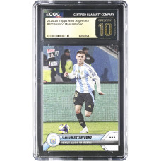 Карточка Franco Mastantuono Argentina National Team 2024-25 Topps Now Argentina Youngest Debutant for Argentina #1 CGC Authenticated PRISTINE 10