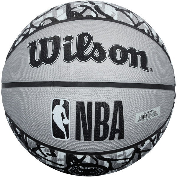 Мяч с автографом Dylan Harper San Antonio Spurs Fanatics Authentic Wilson Black/Gray Team Graffiti with 'Viva La Spurs!' Inscription