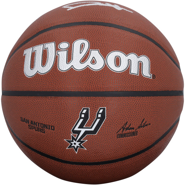 Мяч с автографом Dylan Harper San Antonio Spurs Fanatics Authentic Wilson Team Alliance