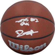 Мяч с автографом Dylan Harper San Antonio Spurs Fanatics Authentic Wilson Team Alliance with 2025 #2 Pick' Inscription