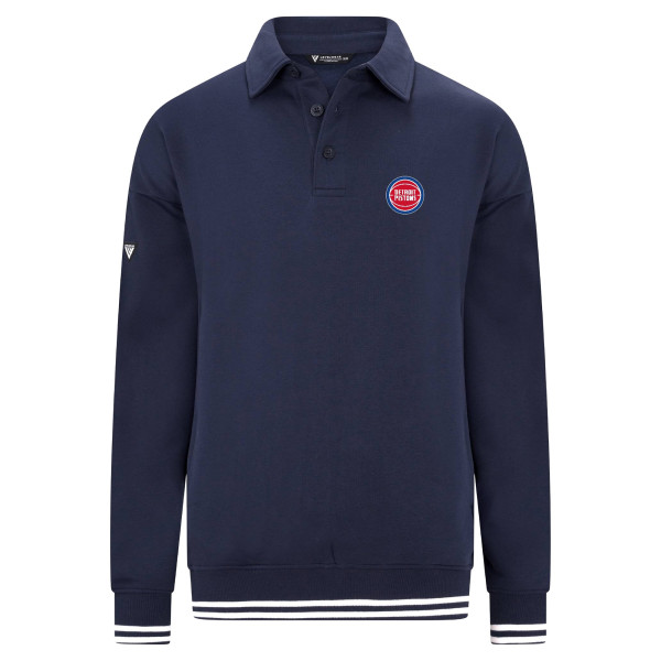 Detroit Pistons Levelwear Navy Sportsman Top
