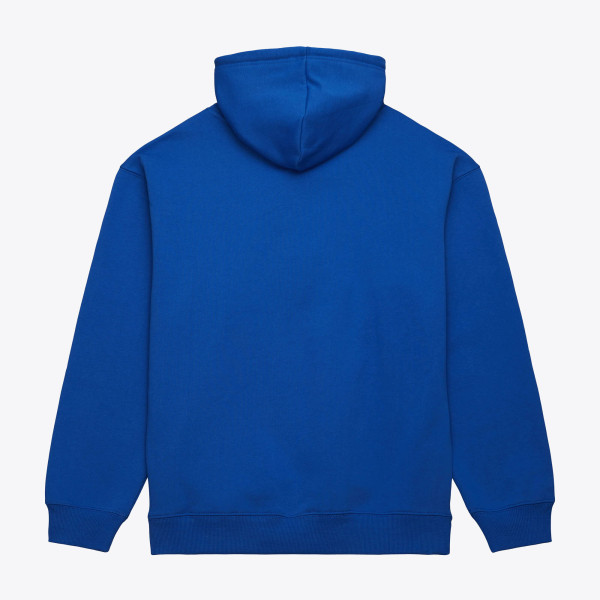 Толстовка New York Knicks Mitchell & Ness Blue Team Name Stack & Logo
