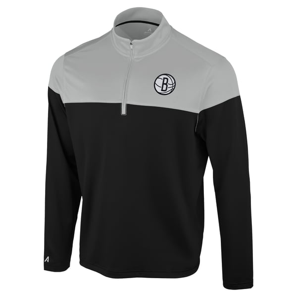 Пуловер Brooklyn Nets Antigua Black/Gray Hinder