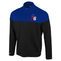 Пуловер Philadelphia 76ers Antigua Black/Royal Hinder