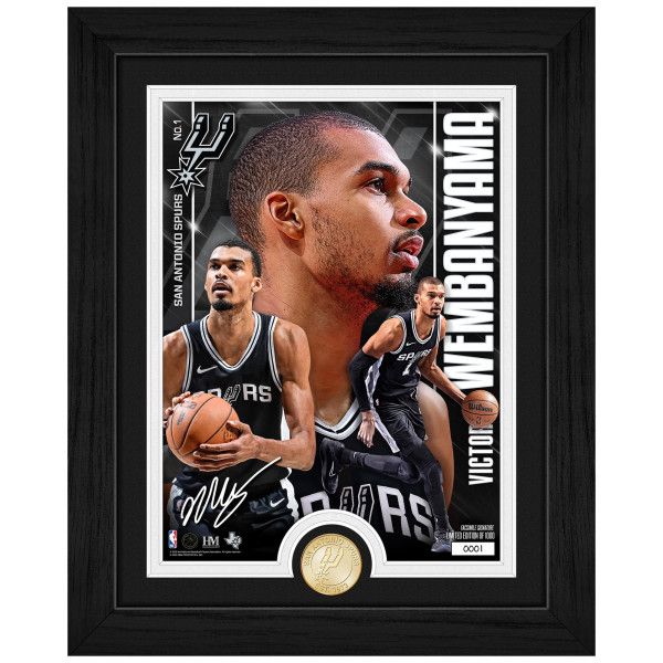 Монета San Antonio Spurs Victor Wembanyama Highland Mint Limited Edition Artist Proof Bronze