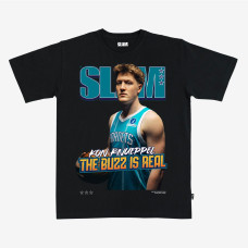 Футболка Unisex Charlotte Hornets Kon Knueppel SLAM Black Cover